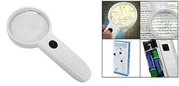 Hand Held Lighted Magnifying Glass Magnifier